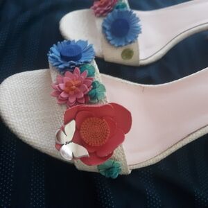 Kate Spade Butterfly Garden Summer Shoes 7.5